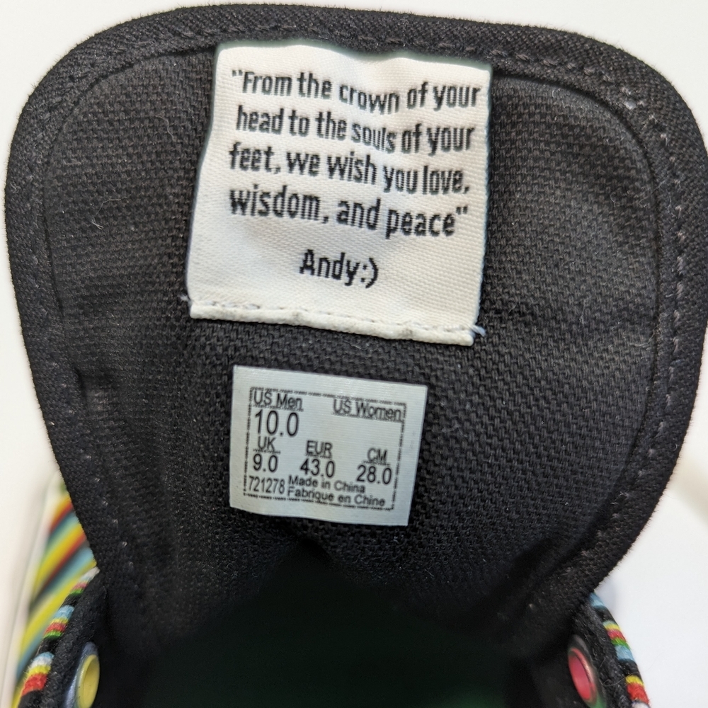 Vans Anderson Paak x Old Skool DX Venice Multicolor Skateboard Sneakers Men's 10 - Picture 10 of 10